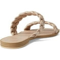 thumbnail image 5 of Dolce Vita Indy Lt Taupe Metallic Stella Slip On Square Toe Woven Straps Sandals (Lt Taupe Metallic Stella, 6), 5 of 5