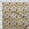 thumbnail image 3 of oneOone Cotton Jersey Light Green Fabric Florals Craft Projects Decor Fabric Printed By The Yard 58 Inch Wide, 3 of 4