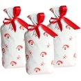 thumbnail image 1 of Pack of 50 Gift Bags with Drawstring, Christmas Candy Bags（Santa Claus）, 1 of 5