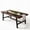 Cuba birch, variant on 71" Rectangular Dining Table for 6-8 People, Large Modern Kitchen Table with Wood Top and Sturdy Metal Frame