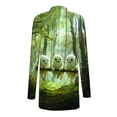 thumbnail image 6 of GaThRRgYP Evening Cardigan Lightweight Comfort,Women's Fashion Halloween Printed Long Sleeved Cardigan Jacket Green M, 6 of 6