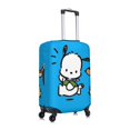 thumbnail image 3 of Cute Anime Cartoon Pochacco Travel Suitcase Protective Cover Trunk Case Washable Elastic Luggage Cover Fits X-Large Suitcase Protector Baggage With Concealed Zipper Gifts, 3 of 5