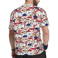thumbnail image 2 of Rocae Colorful Mushrooms (2) for Men's Mesh Quick-Dry Short Sleeve Workout T-Shirt,Mens Crew Neck Tee Lightweight Soft Classic T Shirts 4X-Large, 2 of 9