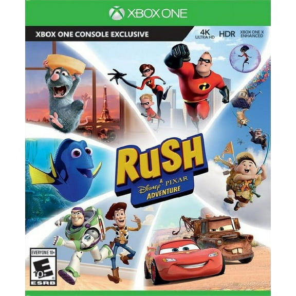 Restored Rush: A Disney•Pixar Adventure (Xbox One, 2017) Cartoon Game (Refurbished)