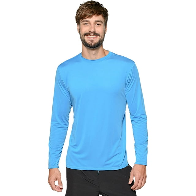 InGear Dry Fit Swim Shirts For Men Uv Sun Protective Rash Guard Workout