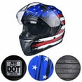 thumbnail image 3 of AHR RUN-F Full Face Motorcycle Helmet Dual Visor DOT Approved XL, 3 of 10