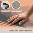thumbnail image 6 of ODIKA 9'x12' Warm Earth Tones Mountain Scene Washable Area Rug Tranquil Landscape with Forest and Lake View for Dining Room, Basement, Large Office, Non-Slip Chair-Friendly, 6 of 7
