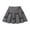 Gray, variant on Girls Short Plaid Pleated Skirts Girls Pleated Mini Skirt, Kids High Waist School Uniform Skirts Built in Shorts, A-Line Mini Skirts Ruffle Skirts for Girls Black 3Y