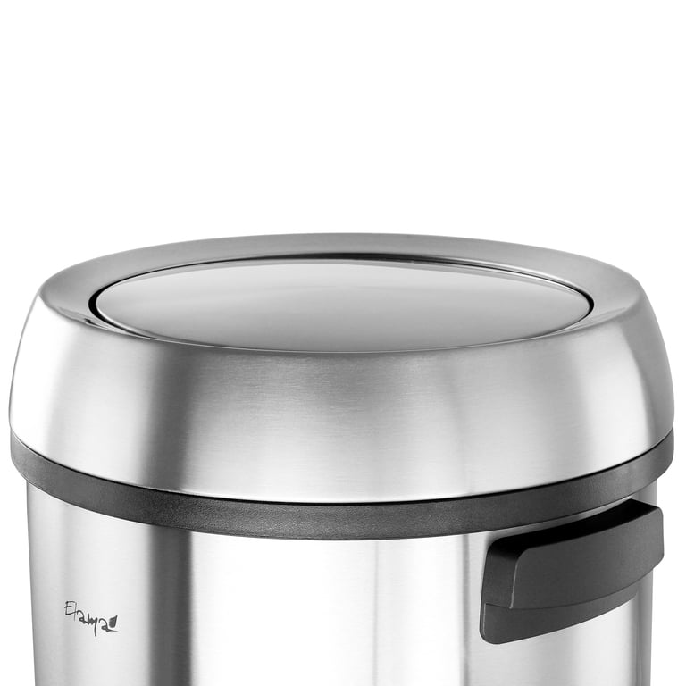 Elama 65 Liter Large 17 Gallon Swing Lid Stainless Steel