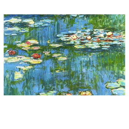 

Binpure Heat-Resistant Placemats Square Monet/Van Gogh Oil Painting Mat