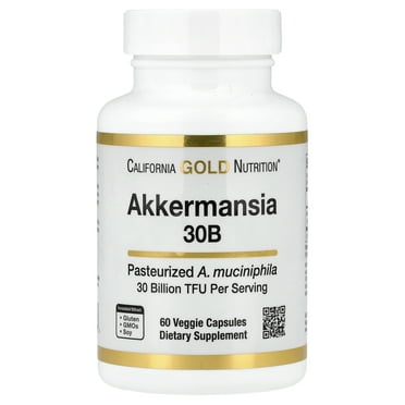 California Gold Nutrition Akkermansia 30B, 60 Veggie Capsules
