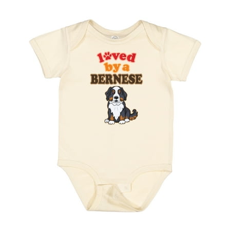 

Inktastic Bernese Mountain Dog Lover Gift Baby Boy or Baby Girl Bodysuit