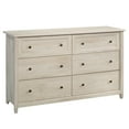 thumbnail image 3 of Sauder Edge Water 6 Drawer Dresser, Chalked Chestnut Finish, 3 of 14