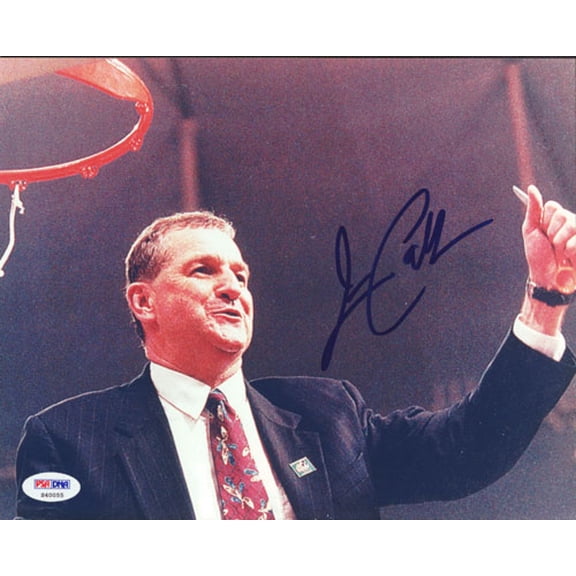 Jim Calhoun Autographed 8x10 Photo UConn Huskies PSA/DNA #S40055