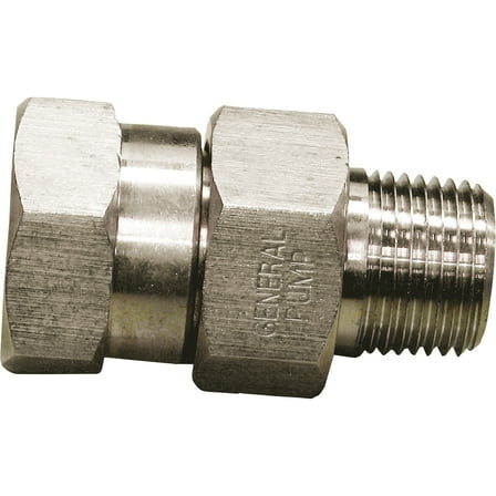 NorthStar Pressure Washer Swivel Coupler, 5000 PSI, 3/8in. Fitting, Stainless Steel