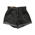 thumbnail image 5 of Shorts for Women High Waist Denim Shorts Loose Relaxed Fit Wide Leg A Shaped Hot Pants, 5 of 6