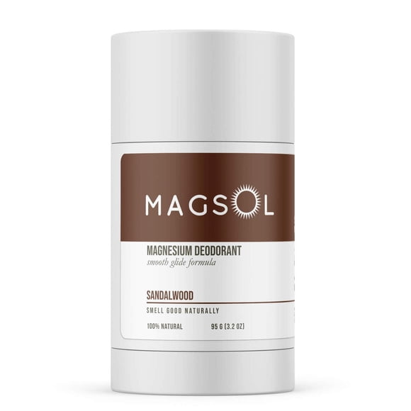 Desodorante MagSol Natural para hombres y mujeres, 90 ml, sándalo