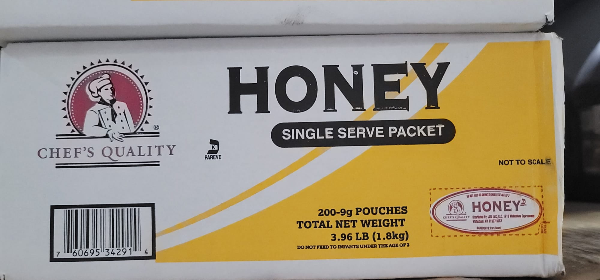 Heinz Honey, 9 g. Single Serve Packet, 200 per Case - Walmart.com
