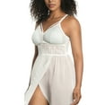 thumbnail image 3 of PARFAIT Women's Mia Lace Wire-Free Lace Chemise  - Pearl White - M Plus, 3 of 6