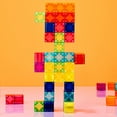 thumbnail image 7 of HOLARAY 48-Piece Transparent Magnetic Cubes, Sensory Toys for Kids 3+, 7 of 7
