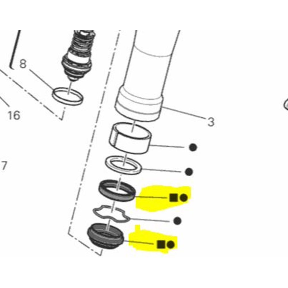 Ducati OEM Fork Seal Kit 34921681A 899 959 Panigale Per Fork Walmart