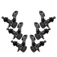 thumbnail image 2 of Guitar Locking Tuners, Black String Tuning Key  For Electric Or Acoustic Guitars 3Pcs Right And 3Pcs Left Tuner, 2 of 8
