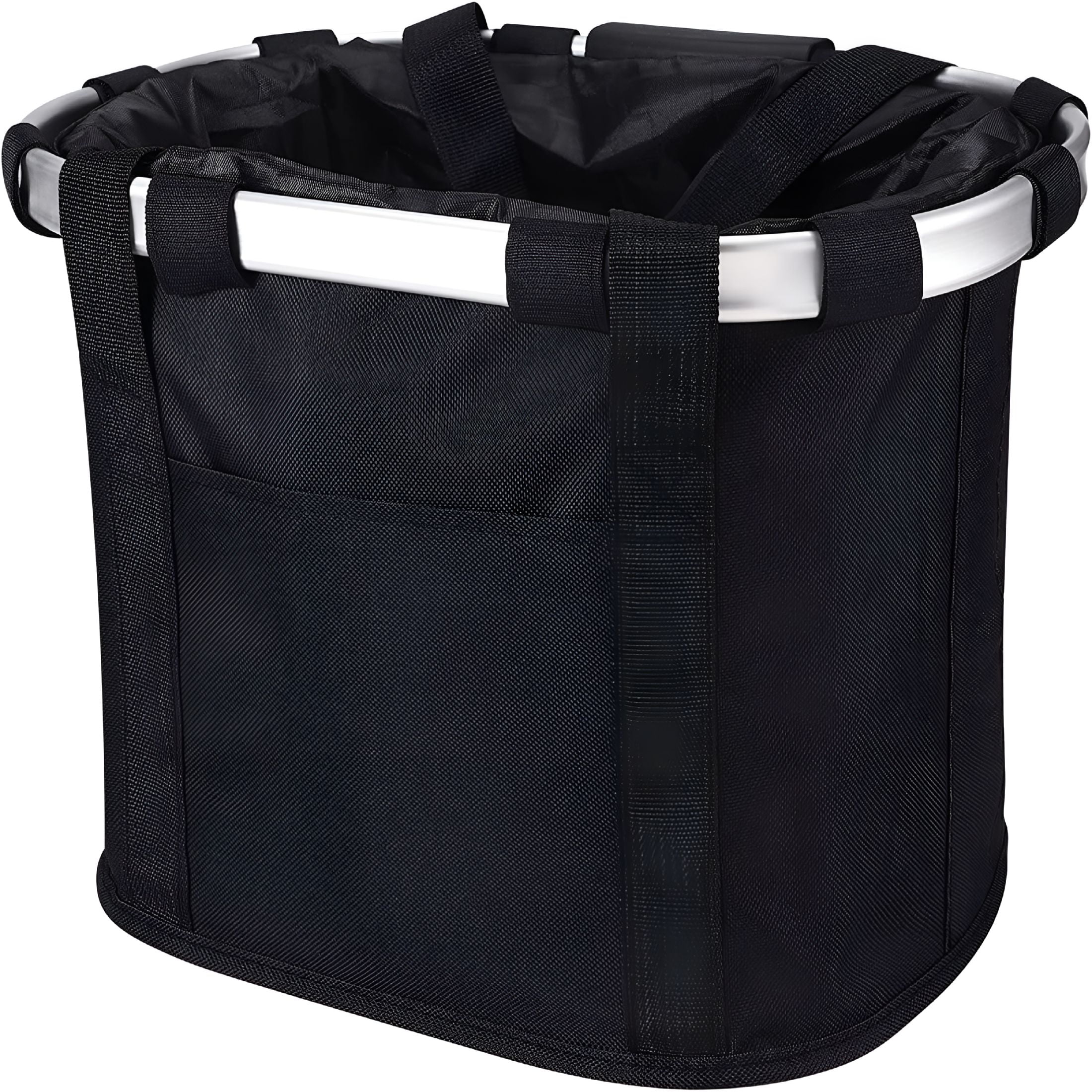 LADYGYM 2026 New Front Bike Basket, Detachable Bicycle Handlebar Basket Folding Bike Basket Carrier for Dogs Cats Pet