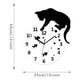 thumbnail image 3 of Gato en una pecera. Adorable reloj de pared artístico. Reloj de pared con gato y pez. Hogar. Gato. Reloj de pared de diseño moderno. Amantes de los gatos., 3 of 4