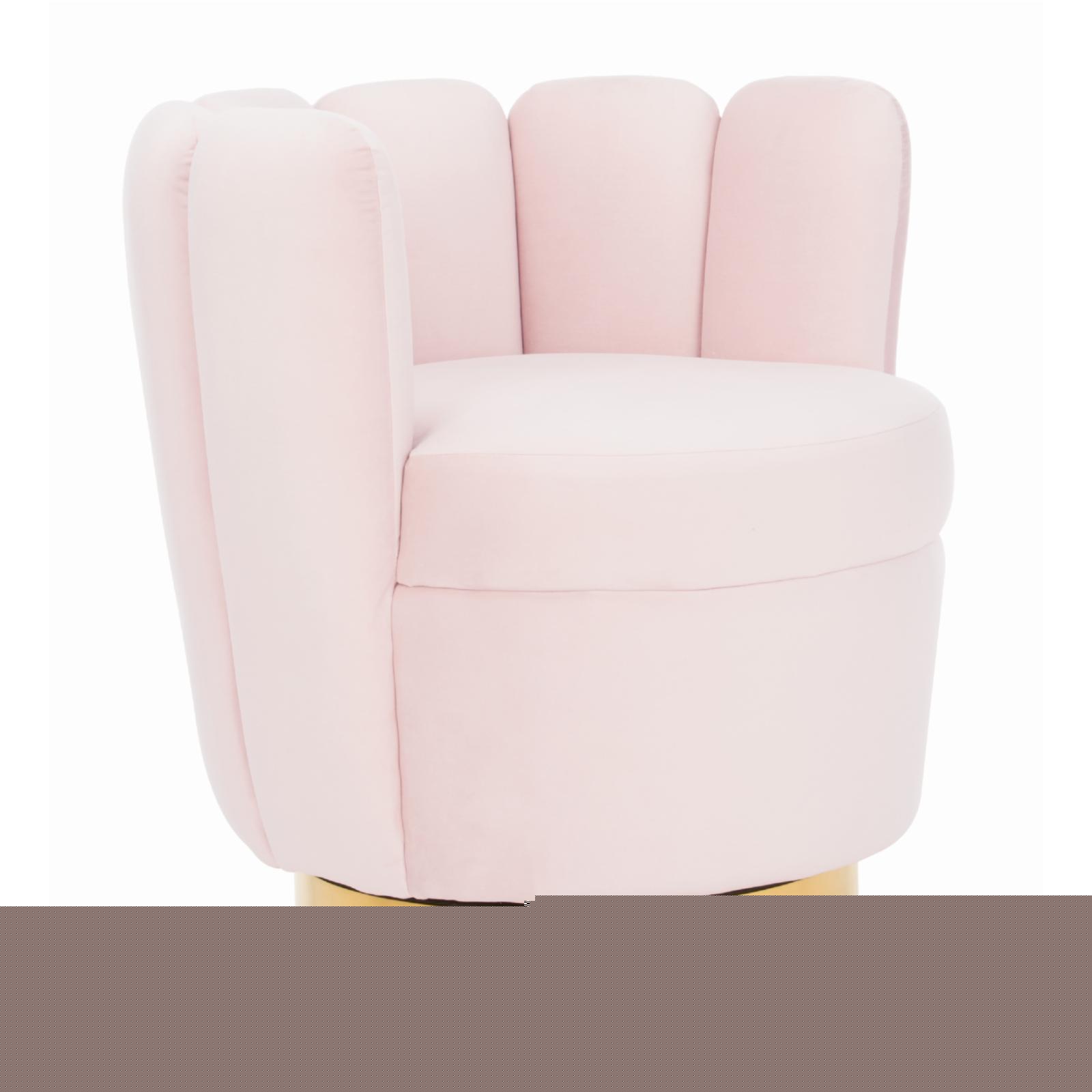 thumbnail image 3 of Safavieh Arrow Swivel Velvet Chair, 3 of 11