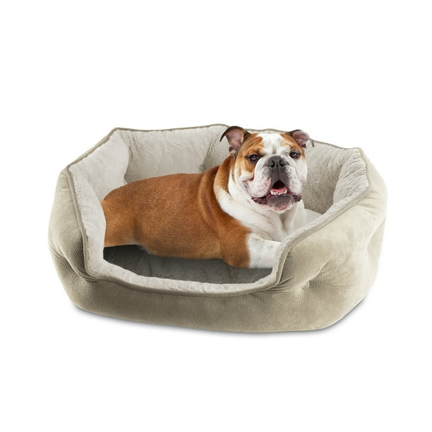 Chew Resistant Dog Bed Uk Arlee Cozy Oval Round Cuddler Pet Dog Bed - Memory Foam - Chew