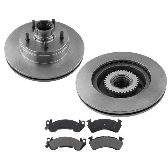 For 1994-1996 Chevrolet Impala SS Front Brake Disc Rotors Ceramic Brake Pads