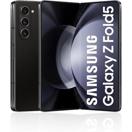 Restored SAMSUNG Galaxy Z Fold 5 Cell Phone, Factory Unlocked Android Smartphone, 256GB , Big 7.6 Screen for Streaming, Gaming, Dual App View, One-Hand Control, Hands-Free Use, US Version, 2023,Phantom Black (Refurbished)