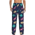 thumbnail image 3 of Xecao Cartoon Dinosaur Men's Straight Lounge Pajama Pants: The Ultimate in Comfortable Sleepwear, 3 of 9
