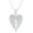 18K White Gold Plated, variant on Diamond Angel Wing Necklace for Women 925 Sterling Silver Heart Shaped Angel Wing Pendant Necklace with Lab Grown Diamond Jewelry Gifts for Mom Wife Girlfriend Daughter Sister Friend
