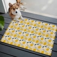 thumbnail image 4 of Summer Lemons Bathroom Rug Washable 2x3 Entryway Rug Non Slip Modern Botanical Leaves Vintage Front Door Mat Low Pile Indoor Doormat Throw Floor Carpet for Kitchen Bedroom Entrance, 4 of 8