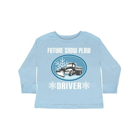Future Snow Plow Truck Driver Toddler Long Sleeve