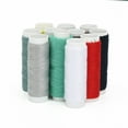 thumbnail image 6 of 50 Shade Polyester Thread Collection 50 Yard Twist Complimentary Sewing Materials for Creative Projects, 6 of 13