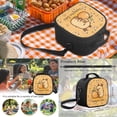 thumbnail image 3 of HUIACONG 4PCS Single Orange Capybara Kids School Backpack Set, 17" Bookbag with Lunch Box Pencil Case Water Bottle Sleeve for Age 8-12, 3 of 7