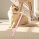 thumbnail image 1 of Cat teaser stick ratón cola juguete gato para gatos interiores mascotas suministros de gatito juguete interactivo para entrenamiento ejercicio de Rosa, 1 of 10