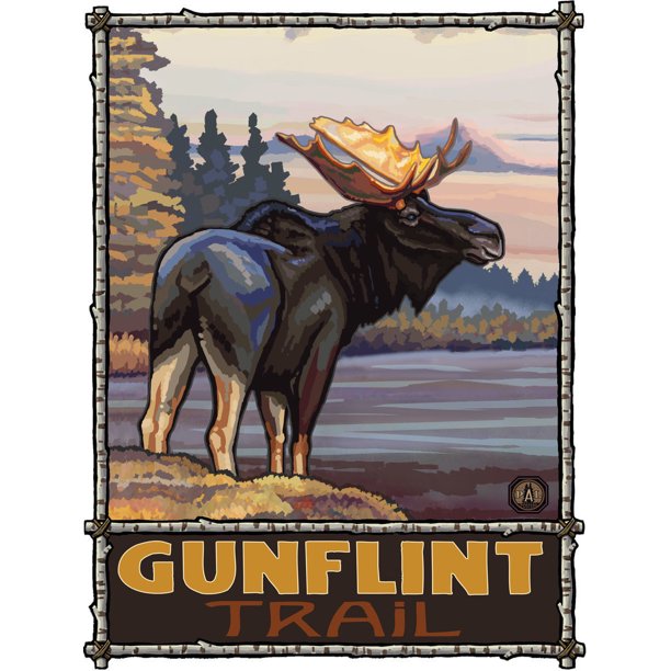 Gunflint Trail Minnesota Metal Art Print by Paul A. Lanquist (18" x 24