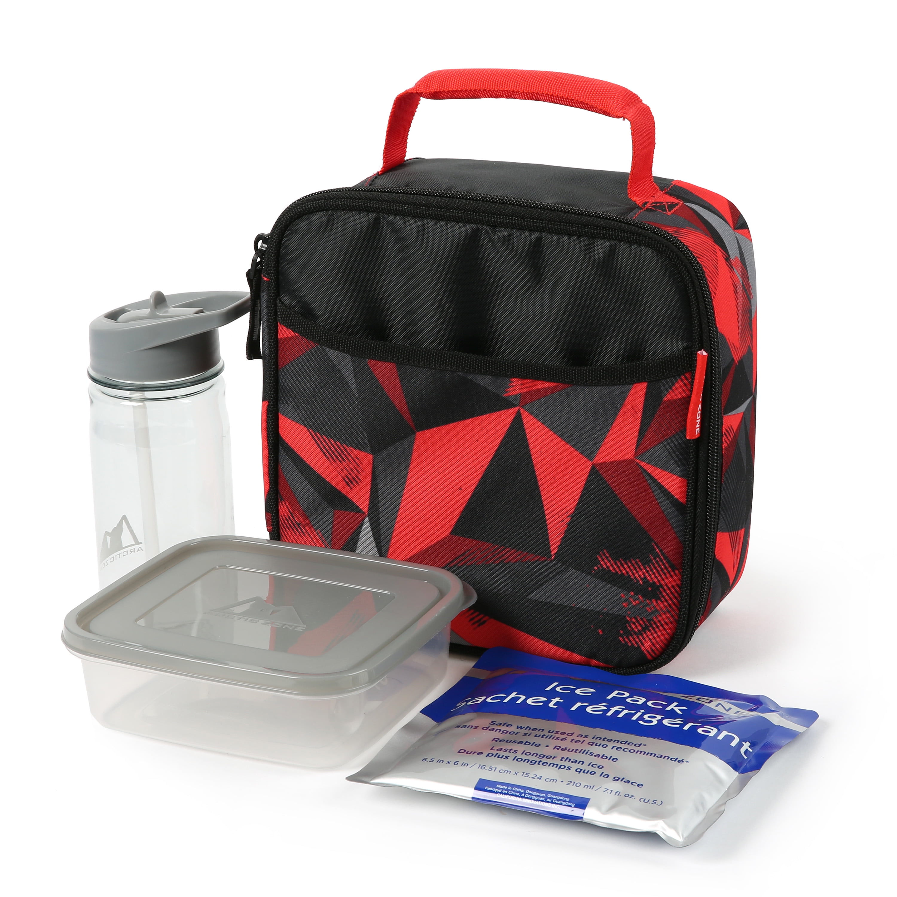 Artic Zone Lunch Red Geo Combo Walmart Inventory Checker BrickSeek