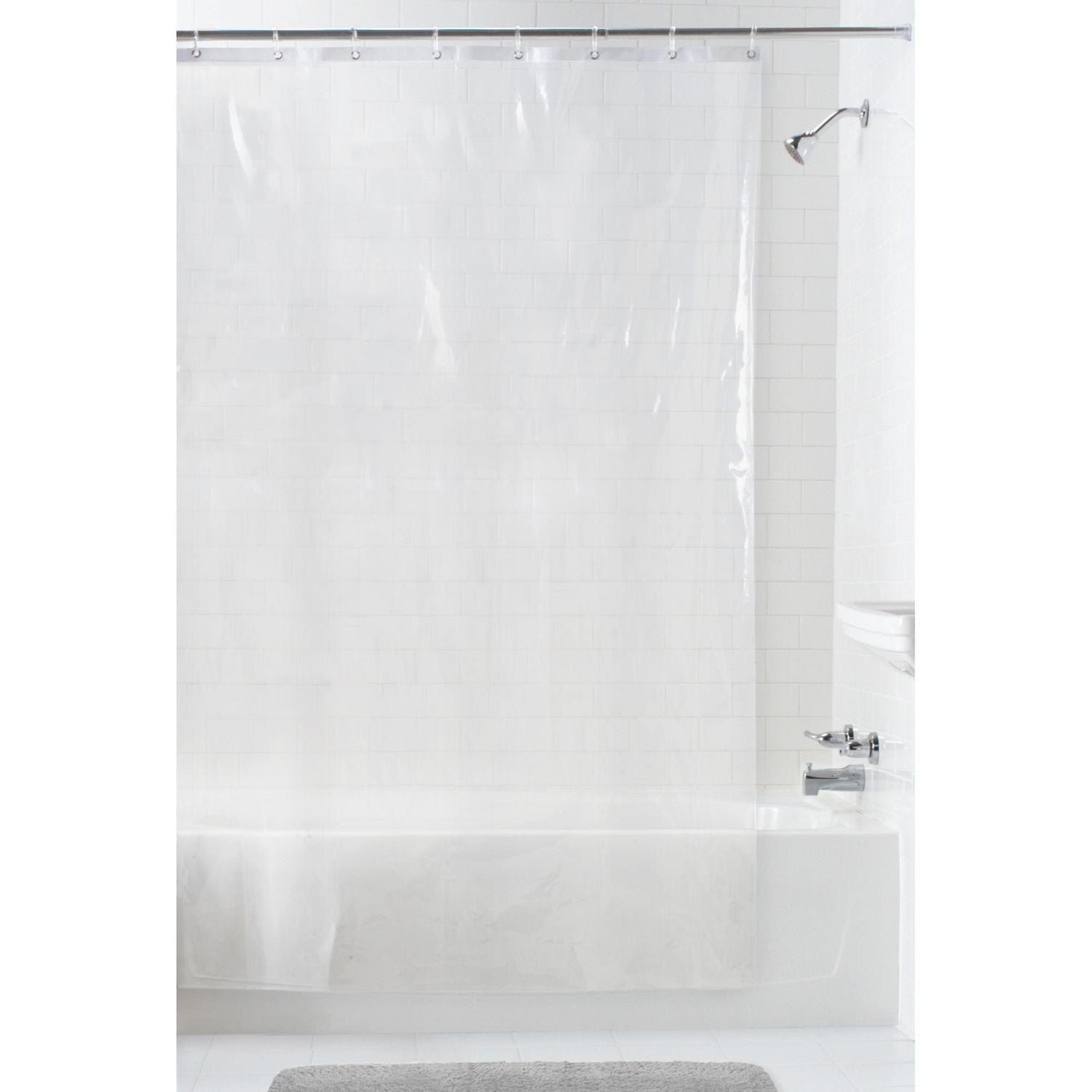 Mainstays Waterproof Heavyweight PEVA Shower Curtain Liner