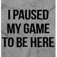thumbnail image 2 of I Paused My Game to Be Here Cranky Womens Slim Fit Graphic Tee Brisco Brands S, 2 of 5