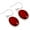 Ruby Simulated, variant on 925 Sterling Silver Women Jewelry Peridot Quartz Earring