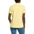 thumbnail image 2 of Brooks Brothers womens  Pique Polo Shirt, s, Yellow, 2 of 3