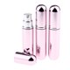thumbnail image 5 of Botellas de perfume vacías jinwen espray de cristal portátil de viaje 5mL 3Pcs bomba para Colonia rosa brillante, 5 of 7