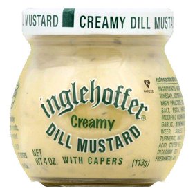Inglehoffer Creamy Dill Mustard With Capers 4 Oz Pack Of 12 Walmart Com Walmart Com