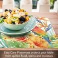 thumbnail image 6 of CounterArt "Tropical Birds" 4 Pack Reversible Flexible Plastic Placemats, 6 of 8