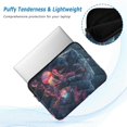 thumbnail image 2 of FORMRS 13"-13.3" Laptop Sleeve Protective Case Soft Carrying Quilted Computer Bag Cover, Glowing Jellyfish, 2 of 7