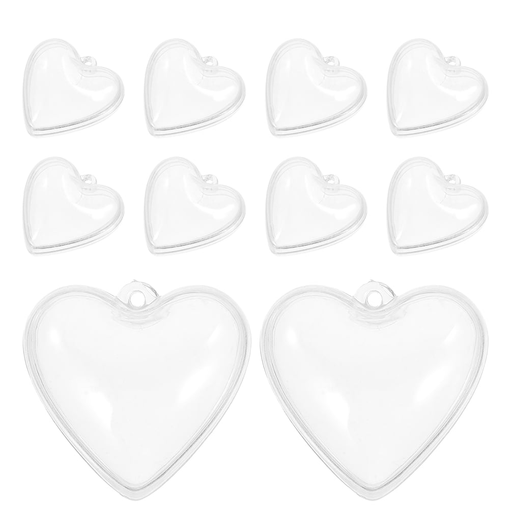 10pcs Floating Fish Tank Decorations Aquarium Floating Ball Ornaments Fish Tank Floating Toys Aquarium Floating Decor Fish Tank Bubbler Decorations Floating Aquarium Decorations Heart 5cm
